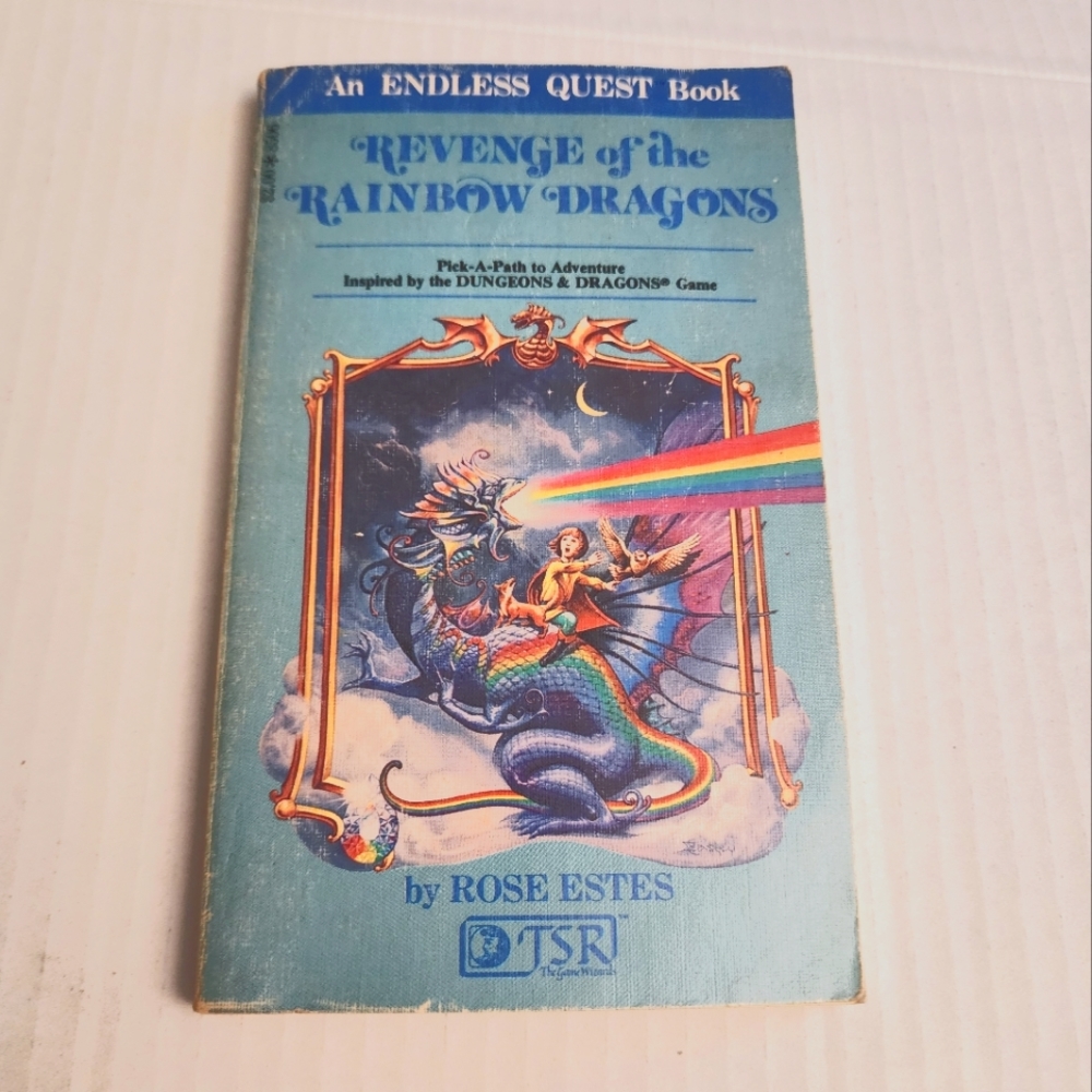 Revenge of the Rainbow Dragons * TSR * Dungeons & Dragons * Endless Quest Book